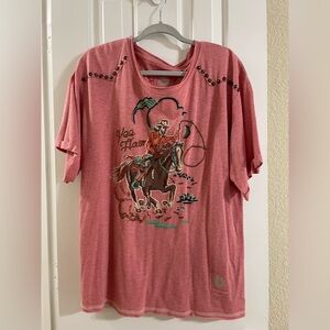 Double D Ranch Yee Haw cowboy top. 2x